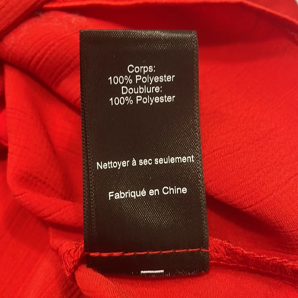 Anthropologie ASTR the Label Red Tina Tie-Waist Satin Cami Medium NWT - Picture 10 of 12